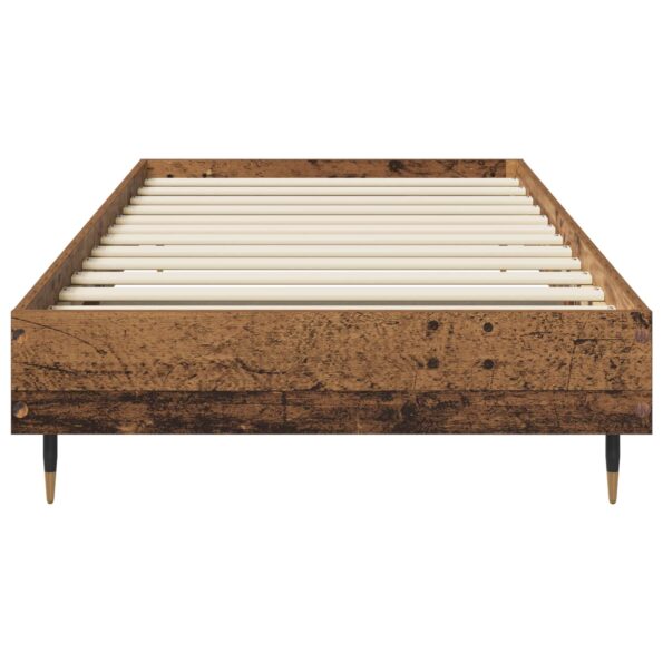 vidaXL Rám postele Staré drevo 80 x 200 cm Kompozitné drevo – Obrázok 3