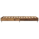 vidaXL Rám postele Staré drevo 80 x 200 cm Kompozitné drevo – Obrázok 4