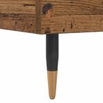 vidaXL Rám postele Staré drevo 80 x 200 cm Kompozitné drevo – Obrázok 6