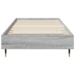 vidaXL Rám postele Sivý Sonoma 80 x 200 cm Kompozitné drevo – Obrázok 3
