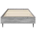 vidaXL Rám postele Sivý Sonoma 80 x 200 cm Kompozitné drevo – Obrázok 3