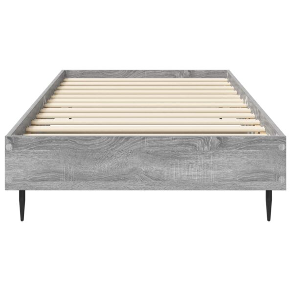 vidaXL Rám postele Sivý Sonoma 80 x 200 cm Kompozitné drevo – Obrázok 3