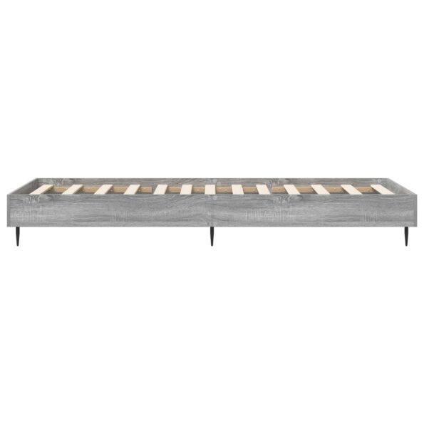 vidaXL Rám postele Sivý Sonoma 80 x 200 cm Kompozitné drevo – Obrázok 4