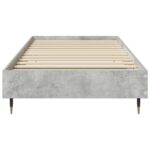 vidaXL Rám postele Betónovo sivá 80 x 200 cm Kompozitné drevo – Obrázok 3