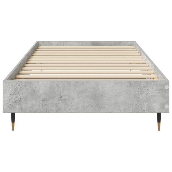 vidaXL Rám postele Betónovo sivá 80 x 200 cm Kompozitné drevo – Obrázok 3