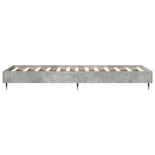 vidaXL Rám postele Betónovo sivá 80 x 200 cm Kompozitné drevo – Obrázok 4