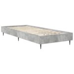 vidaXL Rám postele Betónovo sivá 80 x 200 cm Kompozitné drevo – Obrázok 2