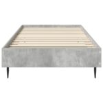 vidaXL Rám postele Betónovo sivá 80 x 200 cm Kompozitné drevo – Obrázok 3