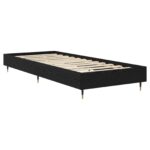 vidaXL Rám postele Čierny dub 80 x 200 cm Kompozitné drevo – Obrázok 2