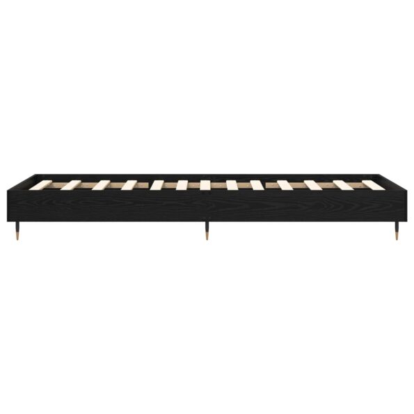 vidaXL Rám postele Čierny dub 80 x 200 cm Kompozitné drevo – Obrázok 4