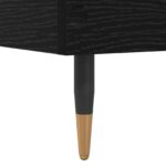 vidaXL Rám postele Čierny dub 80 x 200 cm Kompozitné drevo – Obrázok 6