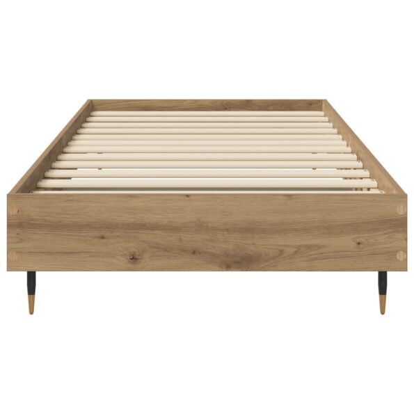 vidaXL Rám postele Dub artisan 80 x 200 cm Kompozitné drevo – Obrázok 3