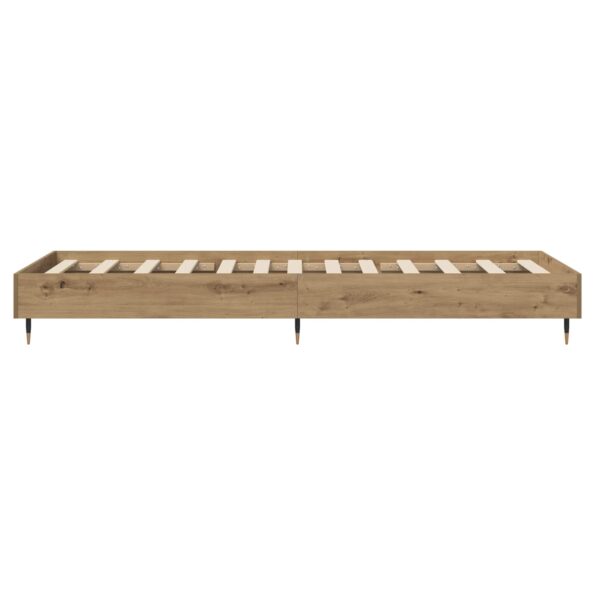 vidaXL Rám postele Dub artisan 80 x 200 cm Kompozitné drevo – Obrázok 4