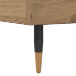vidaXL Rám postele Dub artisan 80 x 200 cm Kompozitné drevo – Obrázok 6