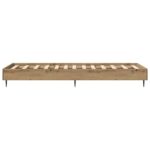 vidaXL Rám postele Dub artisan 80 x 200 cm Kompozitné drevo – Obrázok 4