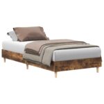 vidaXL Rám postele Dymový dub 80 x 200 cm Kompozitné drevo – Obrázok 2