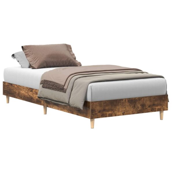 vidaXL Rám postele Dymový dub 80 x 200 cm Kompozitné drevo – Obrázok 2
