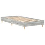 vidaXL Rám postele Sivý Sonoma 80 x 200 cm Kompozitné drevo – Obrázok 3