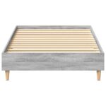 vidaXL Rám postele Sivý Sonoma 80 x 200 cm Kompozitné drevo – Obrázok 4