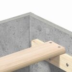 vidaXL Rám postele Betónovo sivá 80 x 200 cm Kompozitné drevo – Obrázok 6
