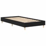 vidaXL Rám postele Čierny dub 80 x 200 cm Kompozitné drevo – Obrázok 3