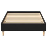 vidaXL Rám postele Čierny dub 80 x 200 cm Kompozitné drevo – Obrázok 4