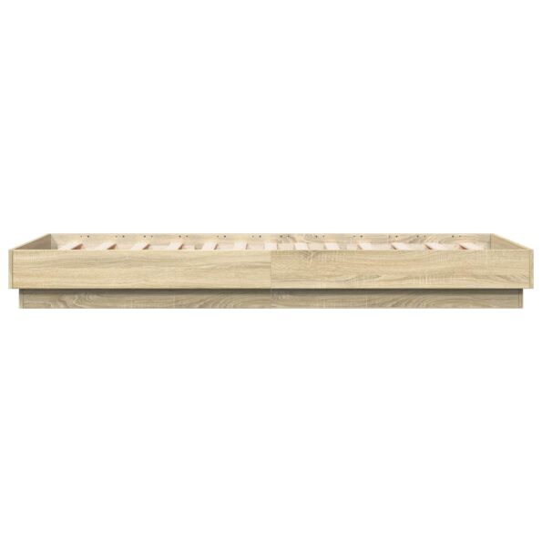 vidaXL Rám postele na podlahe Dub sonoma 80 x 200 cm Kompozitné drevo – Obrázok 5