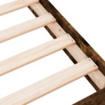 vidaXL Rám postele na podlahe Dymový dub 80 x 200 cm Kompozitné drevo – Obrázok 6