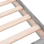 vidaXL Rám postele na podlahe Sivý Sonoma 80 x 200 cm Kompozitné drevo – Obrázok 6