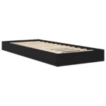 vidaXL Rám postele na podlahe Čierny dub 80 x 200 cm Kompozitné drevo – Obrázok 2