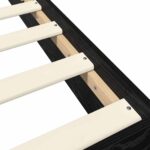 vidaXL Rám postele na podlahe Čierny dub 80 x 200 cm Kompozitné drevo – Obrázok 5