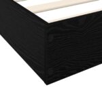 vidaXL Rám postele na podlahe Čierny dub 80 x 200 cm Kompozitné drevo – Obrázok 6