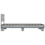 vidaXL Rám postele s čelom Sivý Sonoma 80 x 200 cm Kompozitné drevo – Obrázok 5