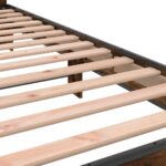 vidaXL Rám postele s čelom Dymový dub 80 x 200 cm Kompozitné drevo – Obrázok 7