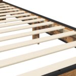vidaXL Rám postele s čelom Staré drevo 80 x 200 cm Kompozitné drevo – Obrázok 6