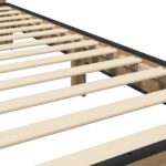 vidaXL Rám postele s čelom Dub artisan 80 x 200 cm Kompozitné drevo – Obrázok 6