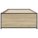 vidaXL Rám postele Dub sonoma 80 x 200 cm Kompozitné drevo – Obrázok 4