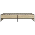 vidaXL Rám postele Dub sonoma 80 x 200 cm Kompozitné drevo – Obrázok 5