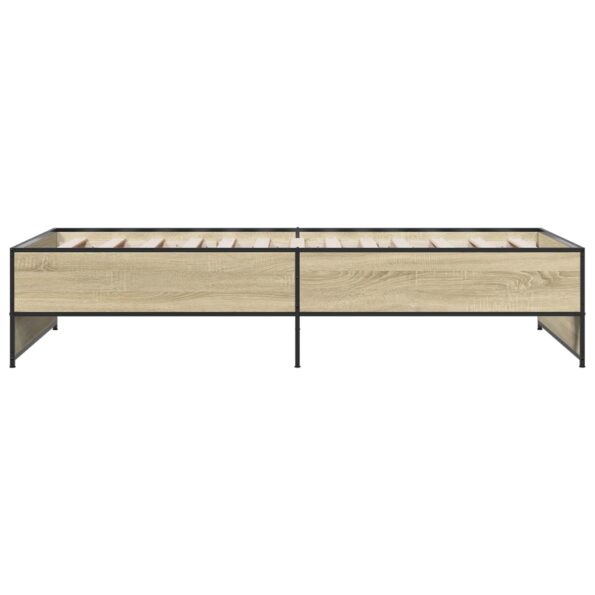 vidaXL Rám postele Dub sonoma 80 x 200 cm Kompozitné drevo – Obrázok 5
