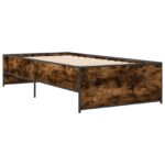vidaXL Rám postele Dymový dub 80 x 200 cm Kompozitné drevo – Obrázok 3
