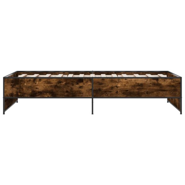 vidaXL Rám postele Dymový dub 80 x 200 cm Kompozitné drevo – Obrázok 5