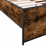 vidaXL Rám postele Dymový dub 80 x 200 cm Kompozitné drevo – Obrázok 6