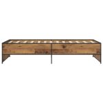 vidaXL Rám postele Staré drevo 80 x 200 cm Kompozitné drevo – Obrázok 4