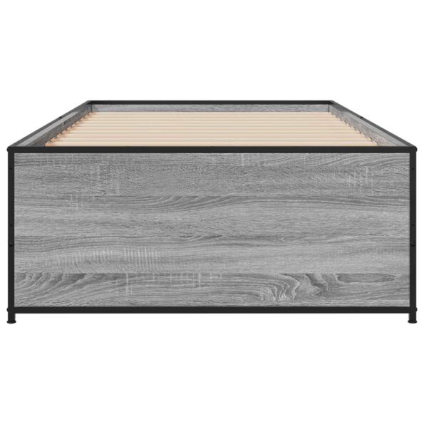 vidaXL Rám postele Sivý Sonoma 80 x 200 cm Kompozitné drevo – Obrázok 4