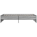 vidaXL Rám postele Sivý Sonoma 80 x 200 cm Kompozitné drevo – Obrázok 5