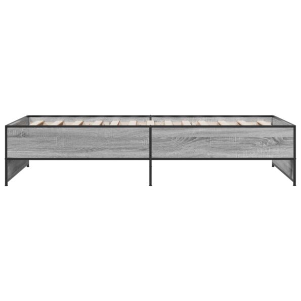 vidaXL Rám postele Sivý Sonoma 80 x 200 cm Kompozitné drevo – Obrázok 5
