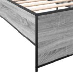 vidaXL Rám postele Sivý Sonoma 80 x 200 cm Kompozitné drevo – Obrázok 6