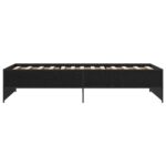 vidaXL Rám postele Čierny dub 80 x 200 cm Kompozitné drevo – Obrázok 4