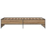 vidaXL Rám postele Dub artisan 80 x 200 cm Kompozitné drevo – Obrázok 4