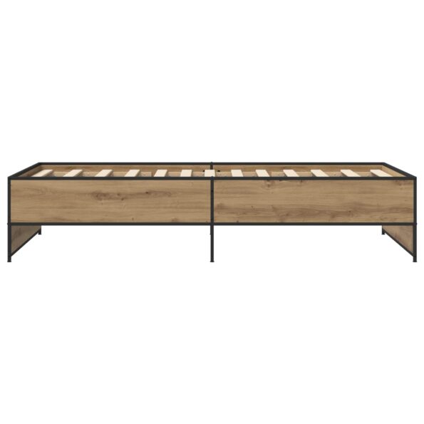vidaXL Rám postele Dub artisan 80 x 200 cm Kompozitné drevo – Obrázok 4